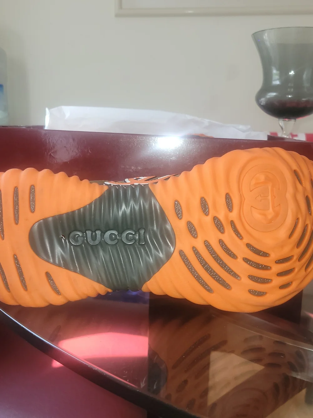 Gucci Green & Orange Men’s Sneaker